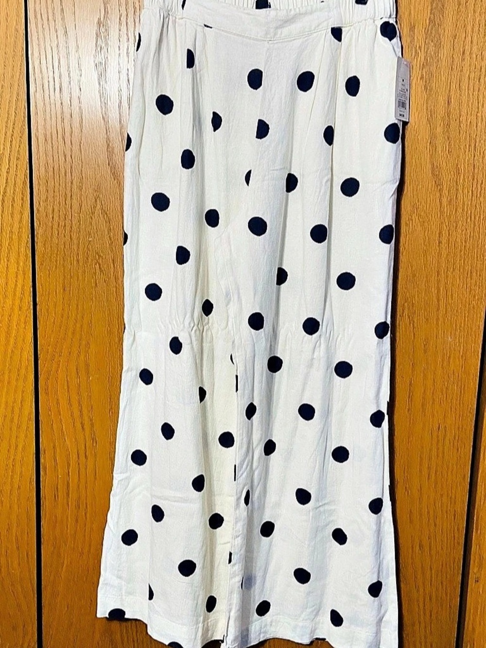A New Day Wide Leg Polka Dot Pants Size Medium NWT
